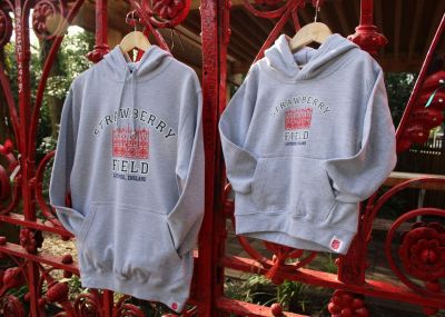 STRAWBERRY FIELD COLLEGE GATES HOODIE ADULT & CHILDRENS